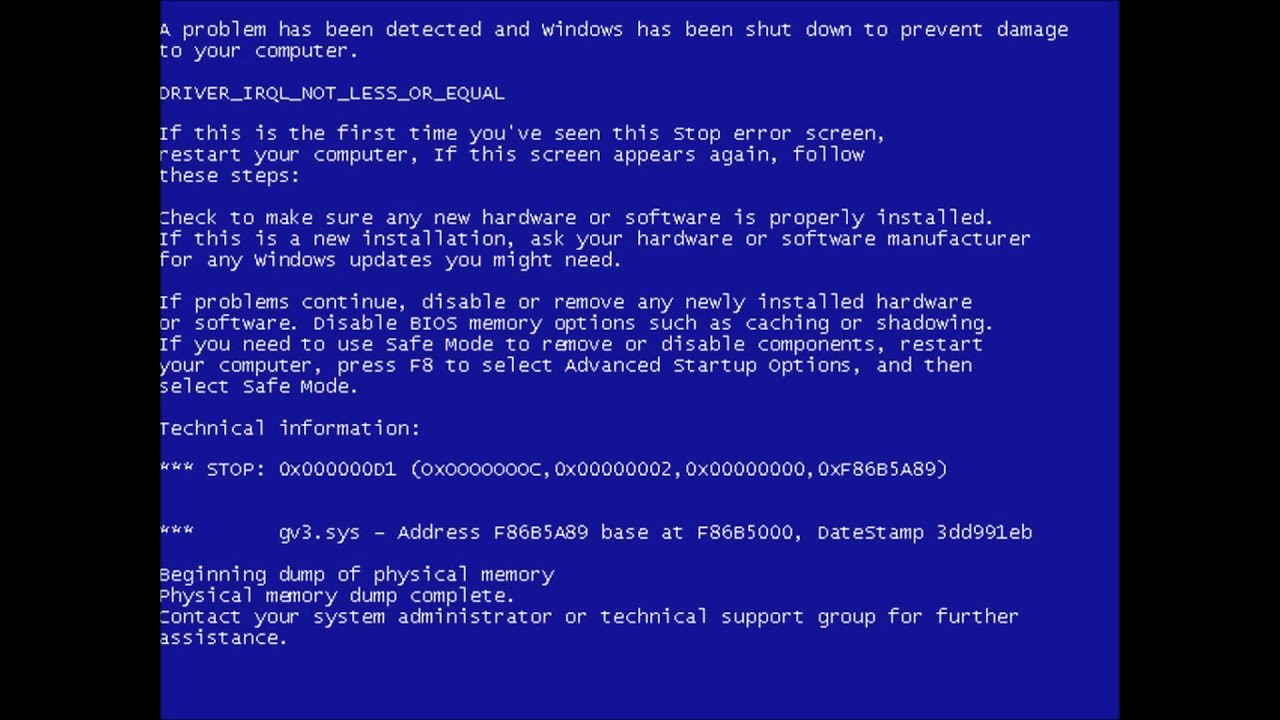 When installing Windows XP, the blue screen is a verdict or a little trouble When installing Windows XP, the blue screen is a verdict or a little trouble