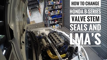 How to replace Valve stem seals and lost motion assemblies on your Honda B-series VTEC engine