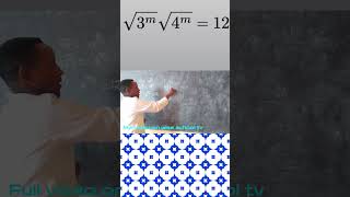 irrational equation to find value of m! #education ,#maths ,#school ,#expression ,#algebra