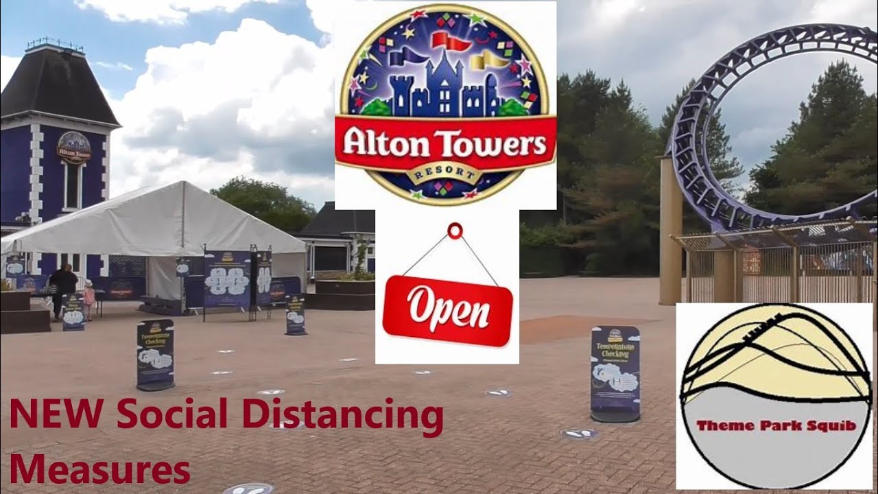 Alton Towers Vlog June 2020 Gardens, Social Distancing and