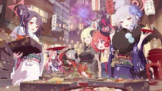 Video voorbeeld van "ブルーアーカイブ -Blue Archive OST- Tasty New Year (Theme 141)「喰積の 前にいささか ～一番勝負～」Event BGM"