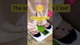 Weight loss fact: The scale told me I lost weight... #shorts
