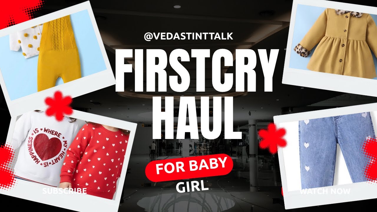 Firstcry haul for baby girl , winter collection for baby girl 