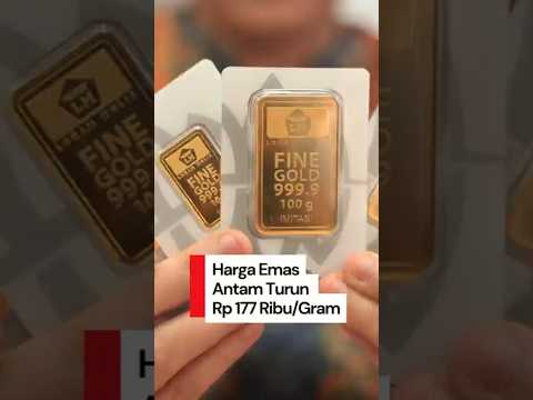 Sempat Rekor, Harga Emas Hari Ini Terjun Bebas!