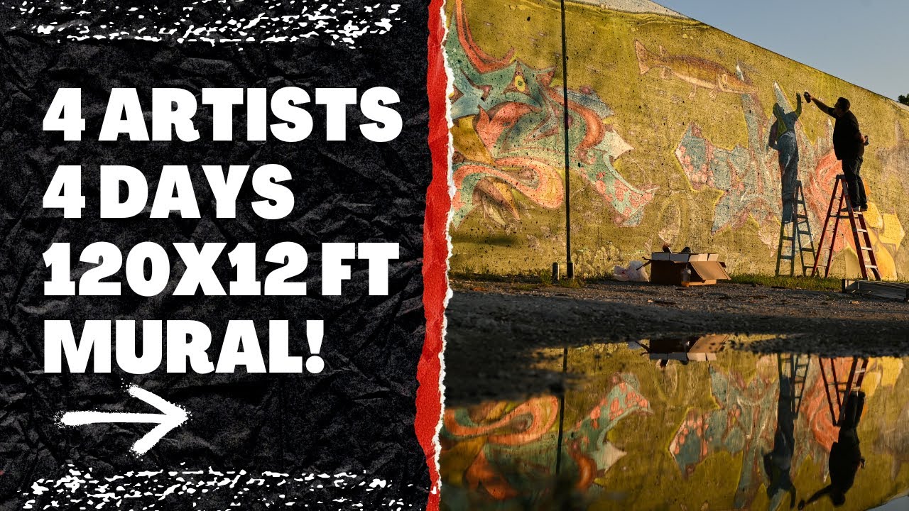 Wall of Fame mural project with The ATT Crew