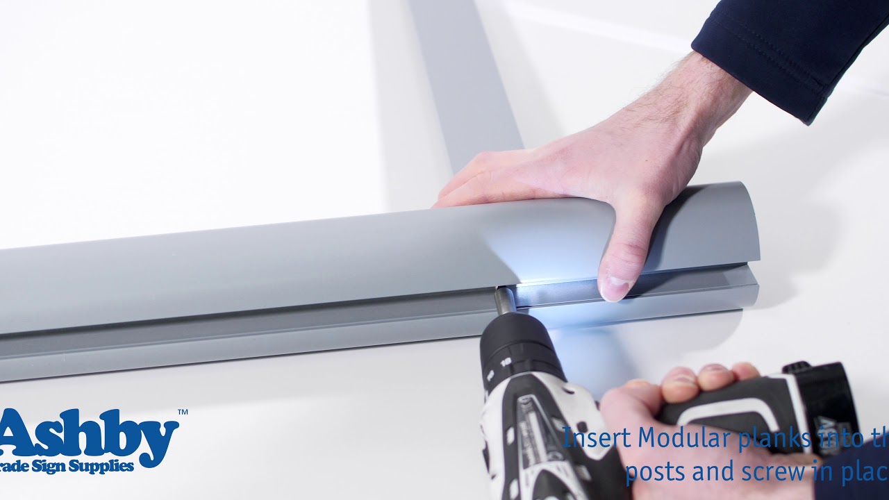 Post Mounted Modular Signage System Installation Guide YouTube