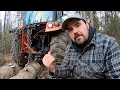 Skidding Logs for Sawmill Log Bunks | How to Hook Up Logs to a Tractor