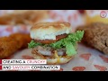 Popeyes' New Cheesy BBQ Biscuit Burger