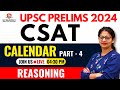 Upsc csat 2024  practice series  calendar  part  4  by  harjeet maam
