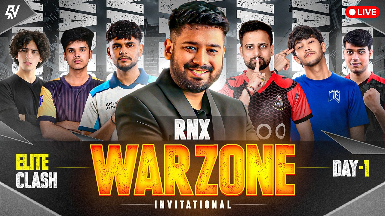 RNX WARZONE INVITATIONAL | Qualifiers Day 1 #freefire #freefirelive #gyangaming