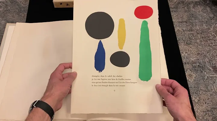 Parler Seul, by Joan Miro and Tristan Tzara, presented by The Manhattan Rare Book Company