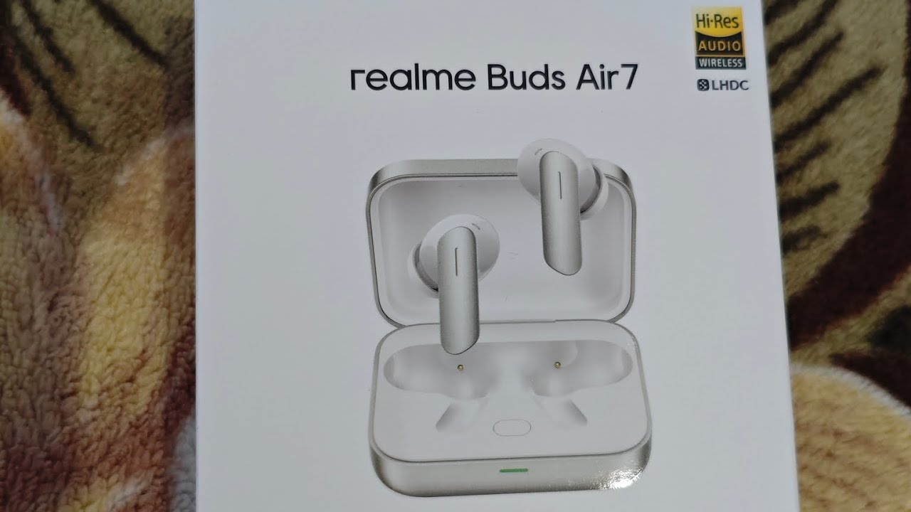 Распаковка TWS наушников Realme Buds Air 7 