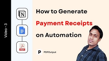 Payment Receipts Automation in Notion (Easy 1-Click Setup 🚀)