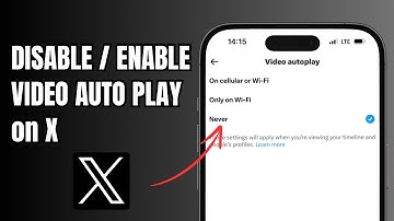 How To Disable Or Enable Video Autoplay On X (formerly Twitter)
