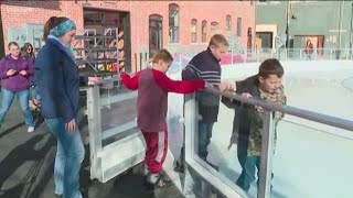 Outdoor ice rink opens in Caldwell
