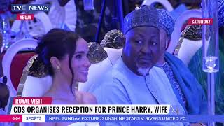 Chief Of Defence Staff Organises Reception For Prince Harry, Wife