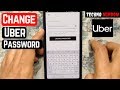 How to change Uber Password