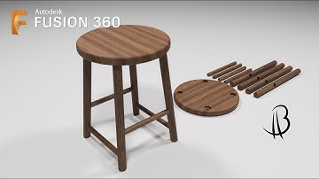 Furniture Design Speedrun 3 - Using Autodesk Fusion 360 - stool