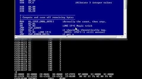 C++ Programming Tutorial #28 : First parse tests & Intel 8086 REP/SCASB/MOVSB