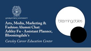 Arts, Media, Marketing & Fashion Alumni Chat: Ashley Fu - Assistant Planner, Bloomingdale’s