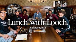 Liucci has lunch with Texas A&M's captains