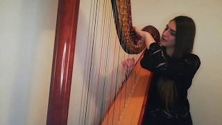 Mă-ndrept spre cer / Sunt un pribeag (harp improvisation)