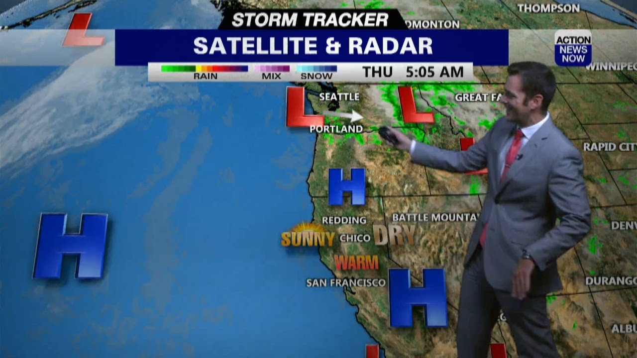 Storm Tracker Forecast: Warming trend ahead to end your work week - YouTube