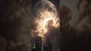 The moon is falling. #ai #apocalypse #future