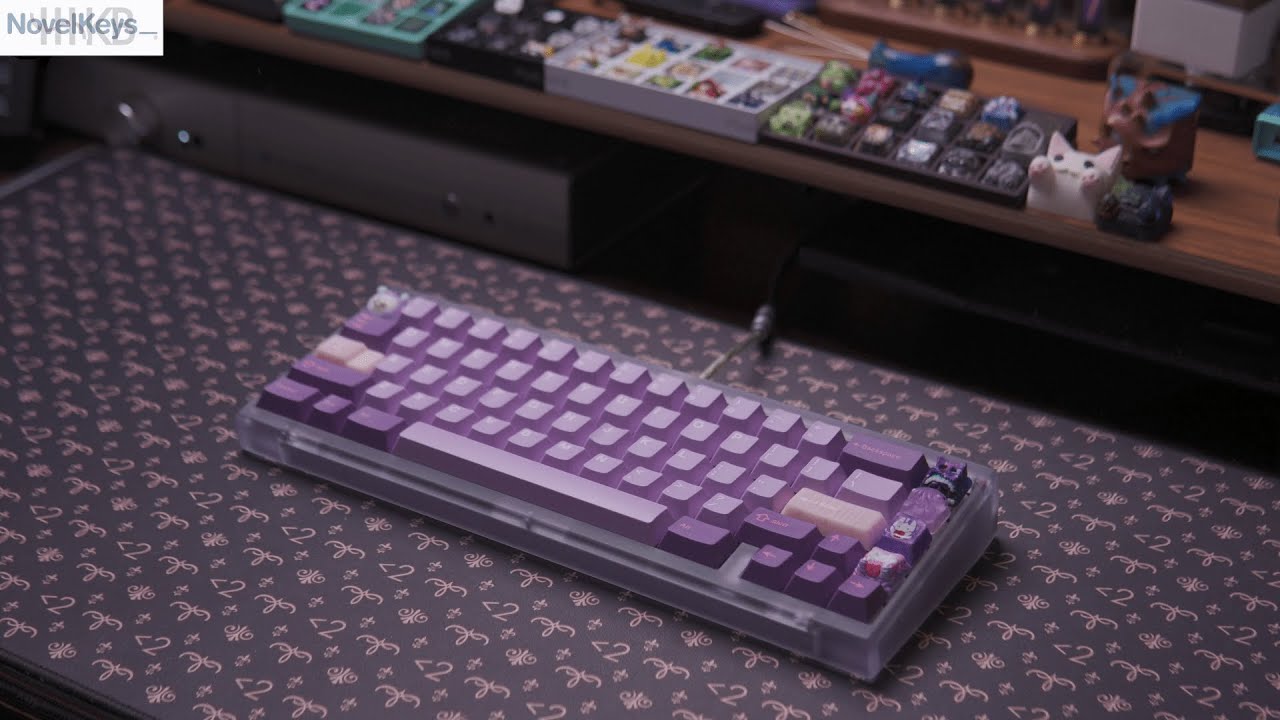 Keycult 2/65 PC Purple Violet Build Stream - YouTube