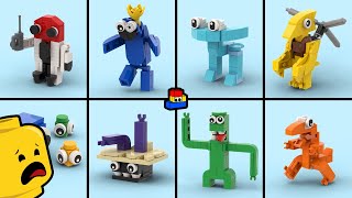 Rainbow Friends Legos Building Set of 7 
