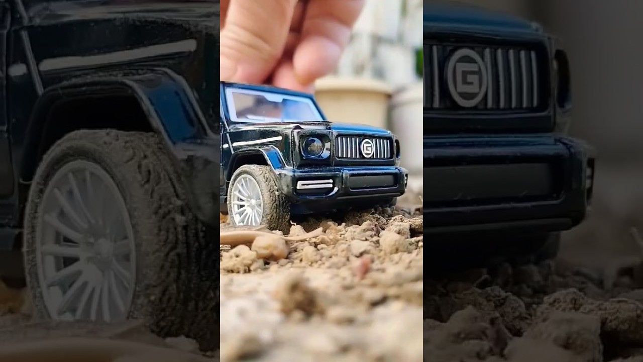 Mud off-road 4×4 driving most dangerous Mercedes Benz G-Wagon Black SUV power 