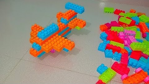 Satisfying DIY Fighter Aircraft | ASMR Building Blocks | #buildingblocks | SHIRINA TOYS