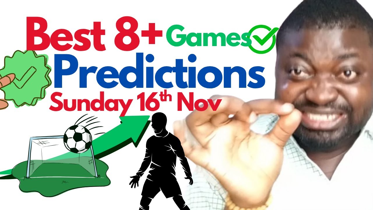 Лучшие прогнозы на воскресенье, 16 ноября 2025 г. Как делать ставки на сегодняшние футбольные матчи