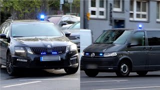 SEK-Einsatzfahrt nach Schüssen in Bad Nauheim