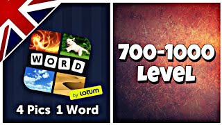 4 Pics 1 Word - Level 700-1000 Answers screenshot 2