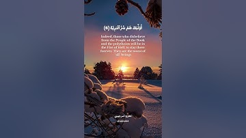 سورة البينة - Surah Al Bayyiah بصوت القارئ أنس لهبوبي❤️