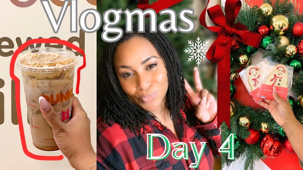 Vlogmas 4🎄| Just another day of Vlogmas + Holiday sweet treats - YouTube