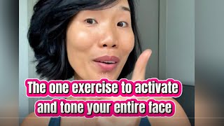 Do this One facial exercise to activate and tone your face