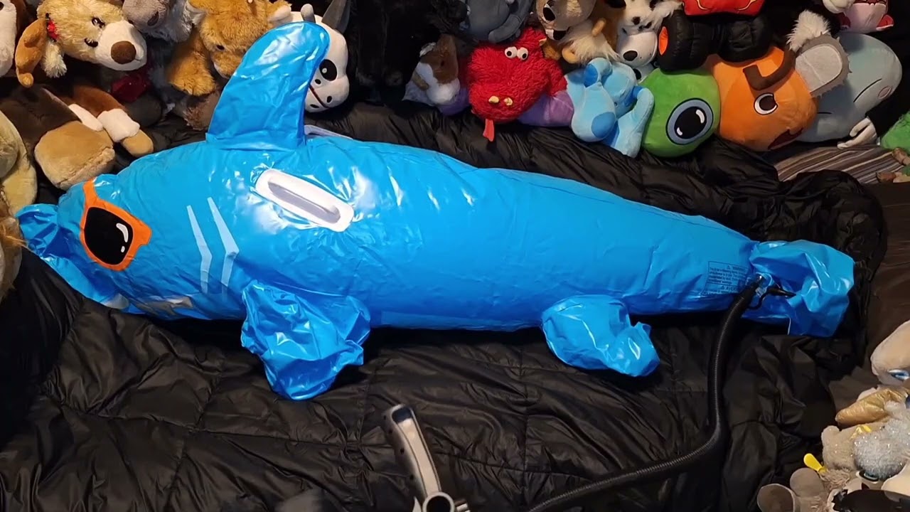 Inflate The Inflatable Createology Shark From Michaels