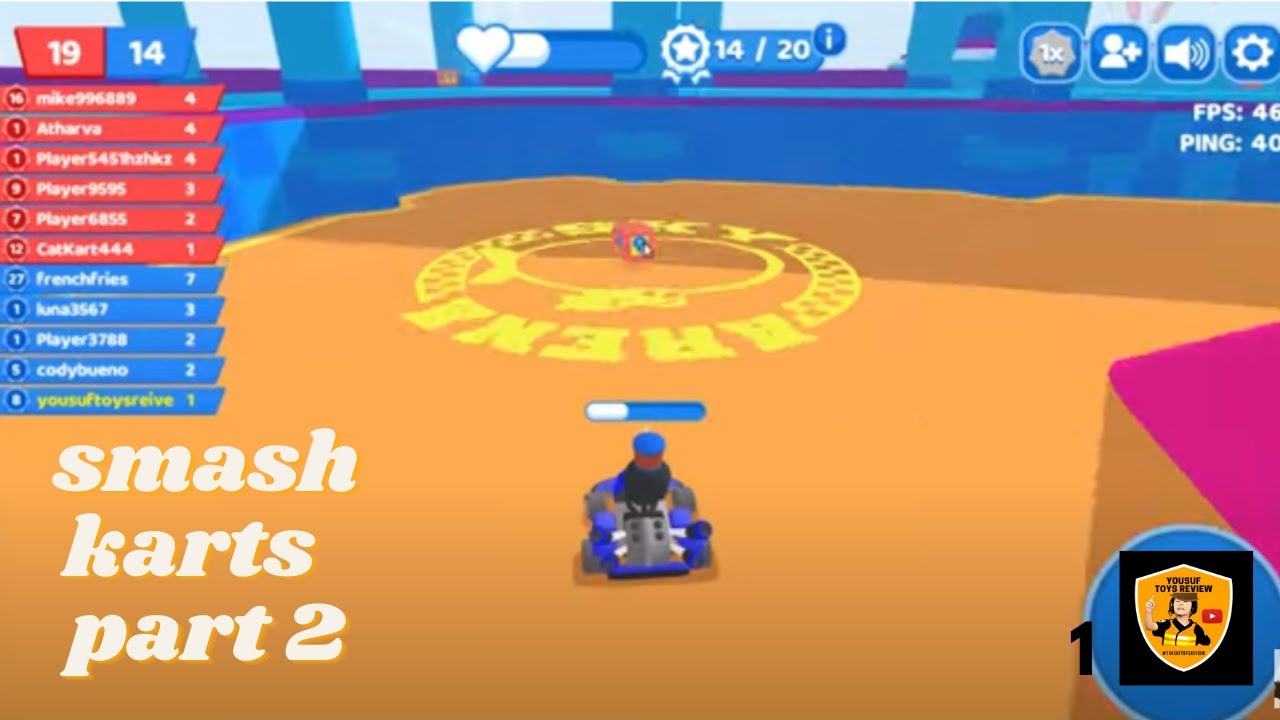 SMASH KARTS FAST SPEED nice gameplay best speed smash karts