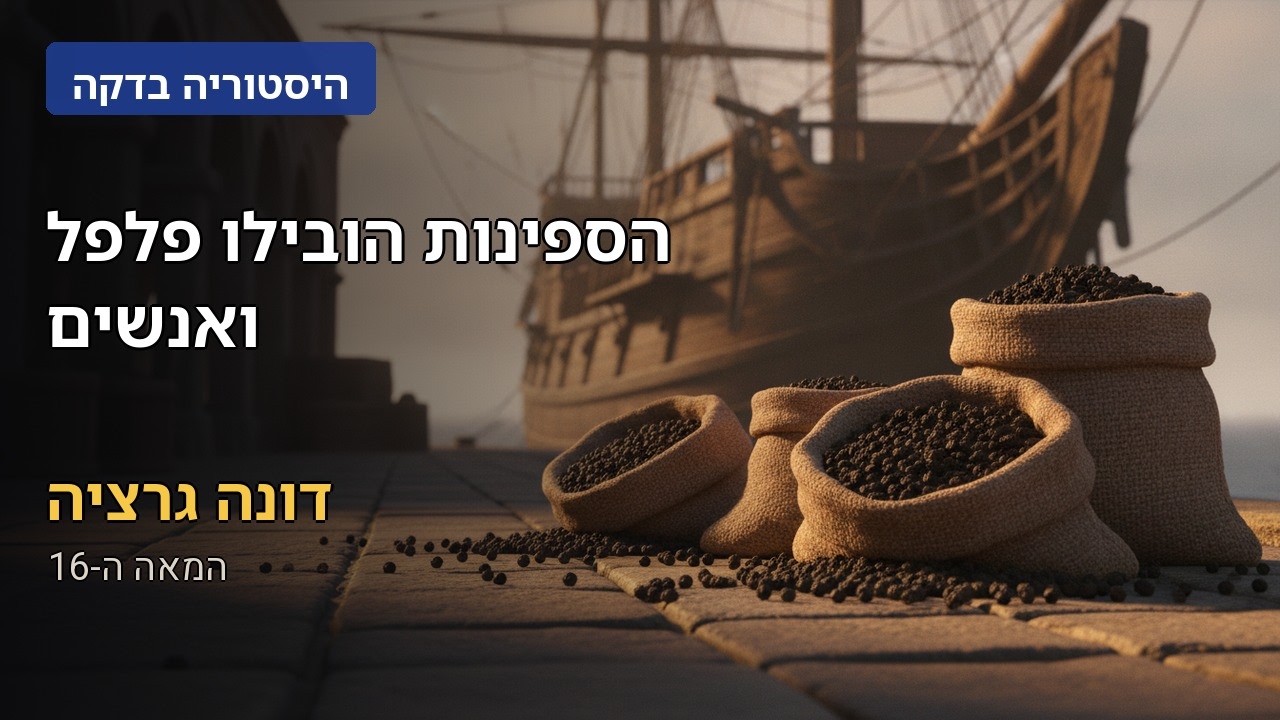 הספינות שלה הובילו פלפל — ואנשים| דונה גרציה