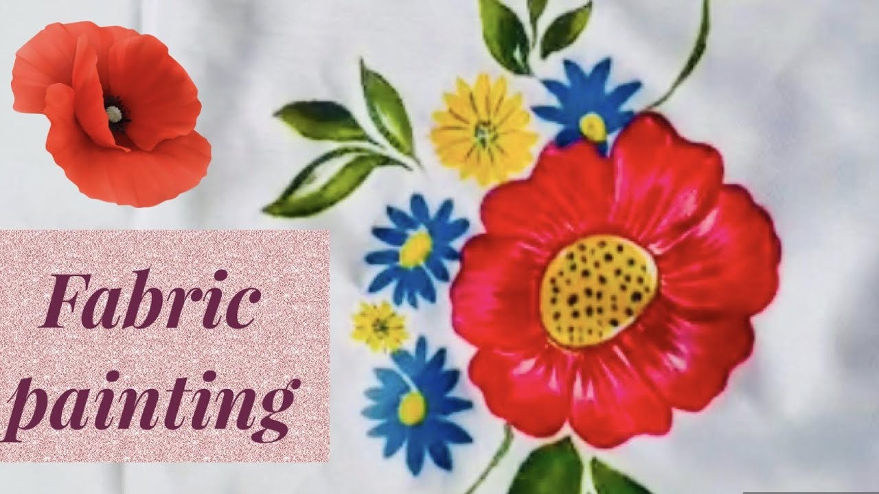 Fabric Painting Table cloth painting Easy and simple painting