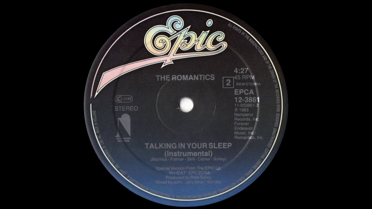 The Romantics - Talking In Your Sleep (Instrumental Mix) 1983