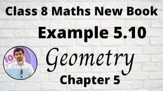 TN Class 8 Maths Geometry Example 5.10 New Book 2020  Similar Triangles Congruent Triangles