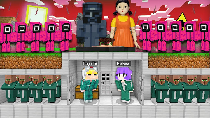 Tô Gà Xây Hầm Trú Ẩn Chống Squid Game Trong Minecraft!