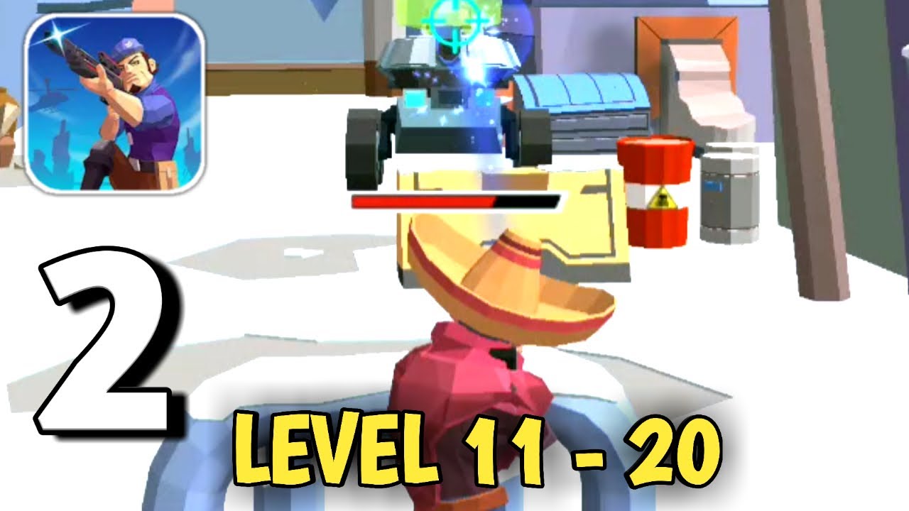 Bullet Master Gameplay (Level 11 - 20) Part 2 [Android / IOS] - YouTube