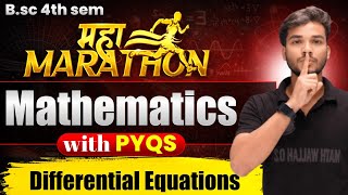 महा Marathon part -01 Differential Equations with PYQ & Important questions/ One Shot Revision class