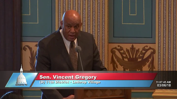Sen. Vincent Gregory Memorial Tribute for Maxine B...