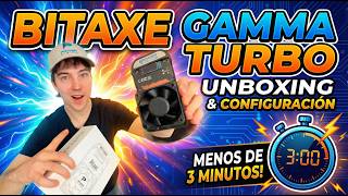 Bitaxe Gamma Turbo Unboxing &amp; Configuración en Menos de 3 Minutos! 🚀
