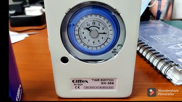 Timer Switch.                         How To Install And Set Analog Time Switch(GX-35B)